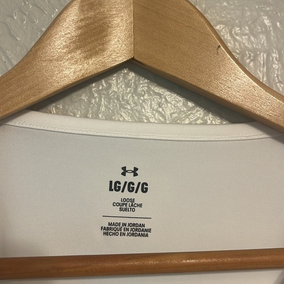 Under Armour Women's Loose White Crop Top Large - Picture 6 of 8